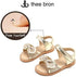 Golden Toddler Sandals Footwear Little Palace Store
